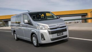 2019 Toyota HiAce LWB Crew Van.