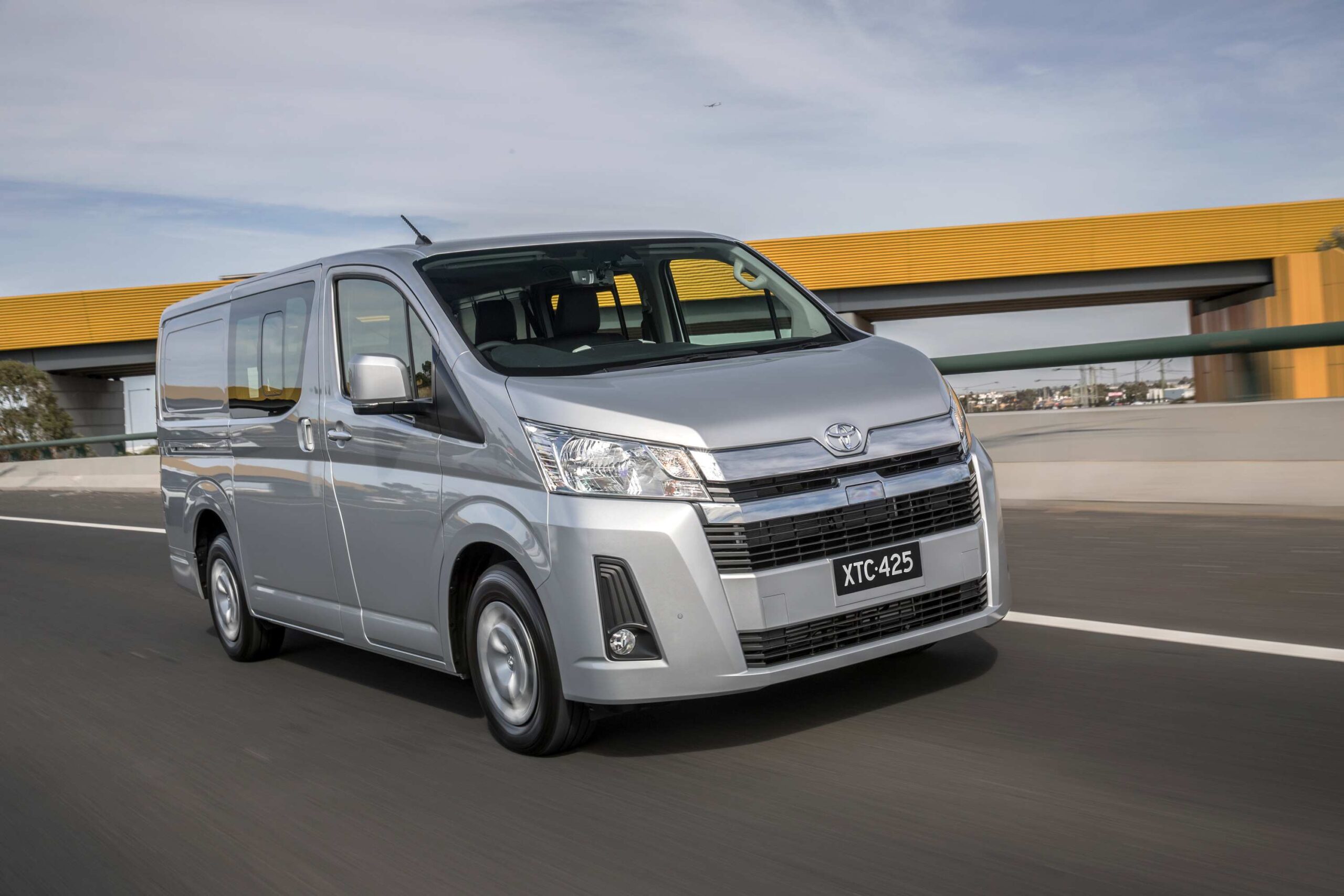 2019 Toyota HiAce LWB Crew Van.